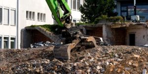 évacuation des gravas après démolition