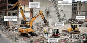 les différents types d'engins de démolition