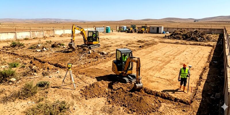 Comment préparer un terrain avant construction