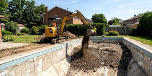 remblayer une piscine