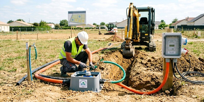 Eau potable et électricité - les branchements
