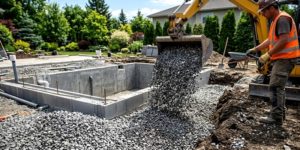 Gravier pour remblayer une piscine